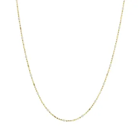 18" Blanc Dot Ball Chain Necklace
