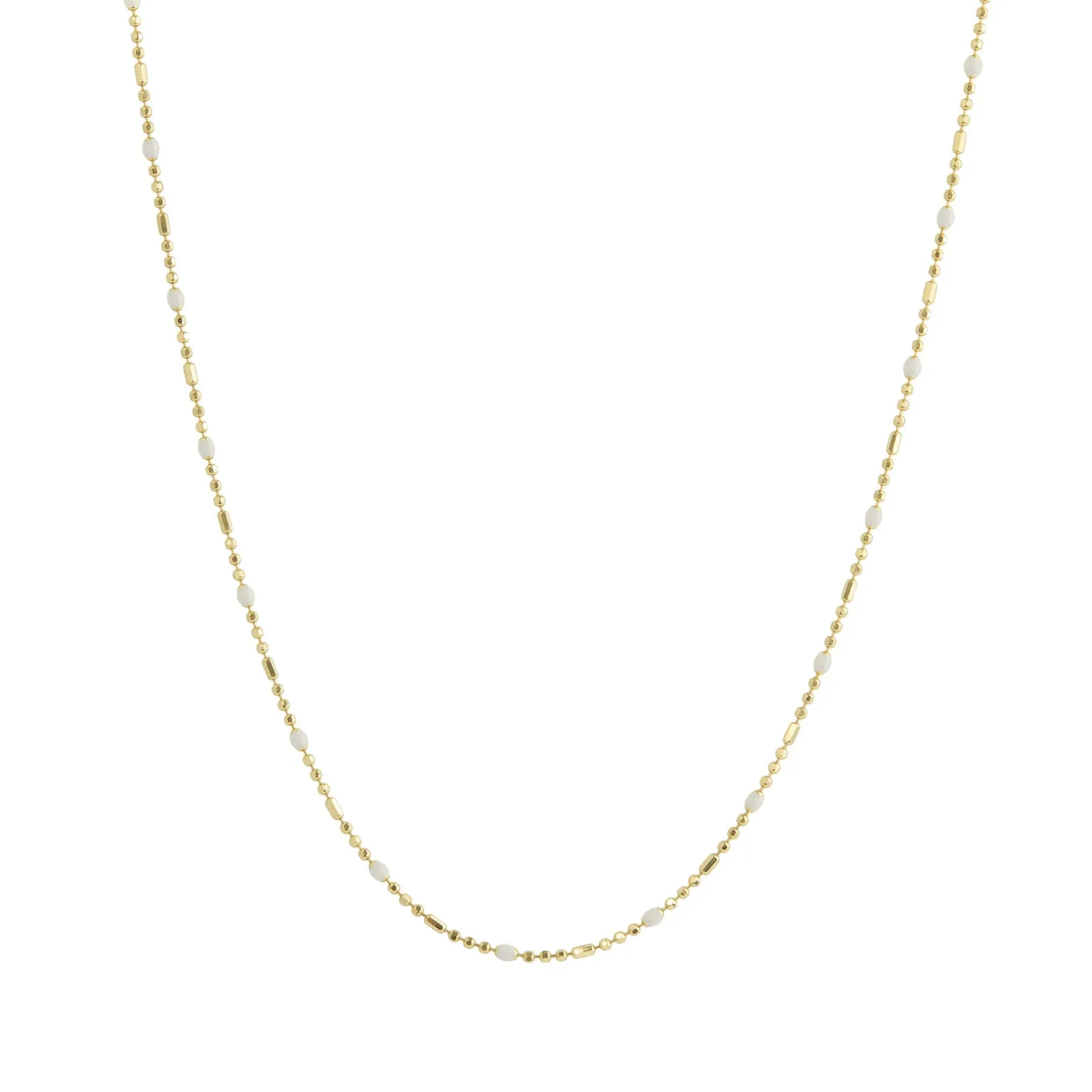 18" Blanc Dot Ball Chain Necklace