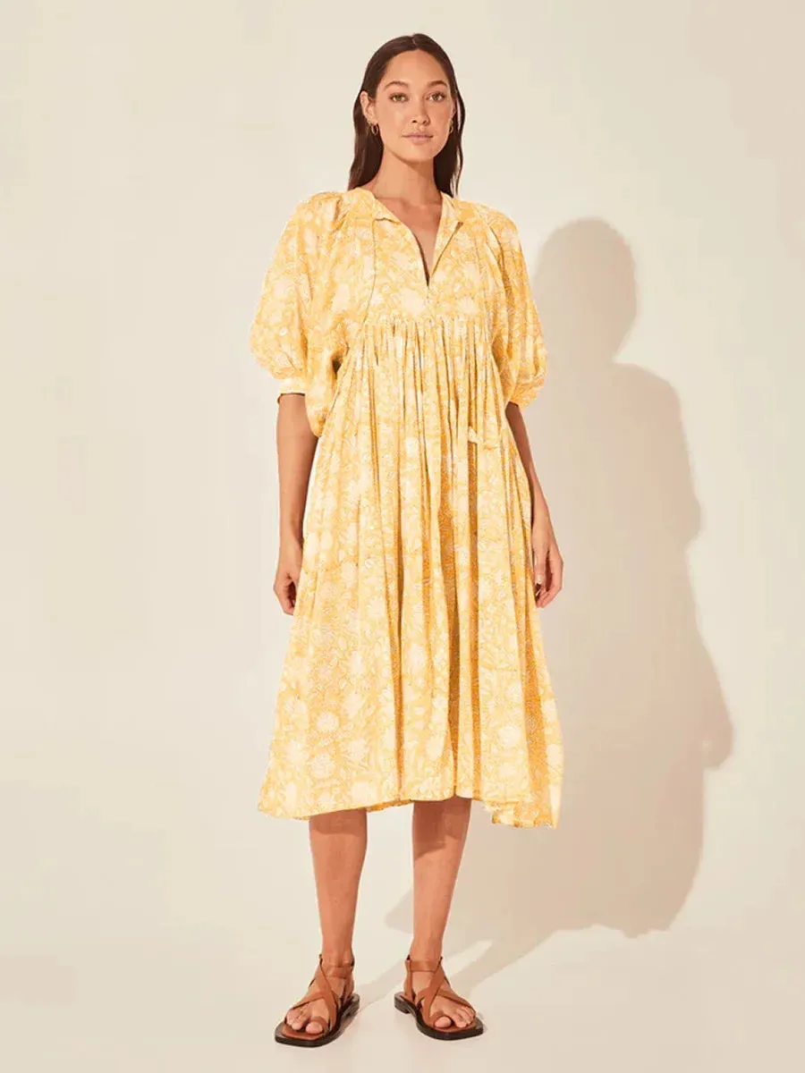 2024 Comfortable Walking Beachwear Floral Elegant Boho Dress