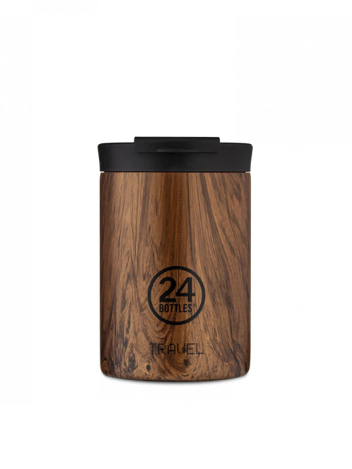 24Bottles Travel Tumbler Sequoia Wood 350ml