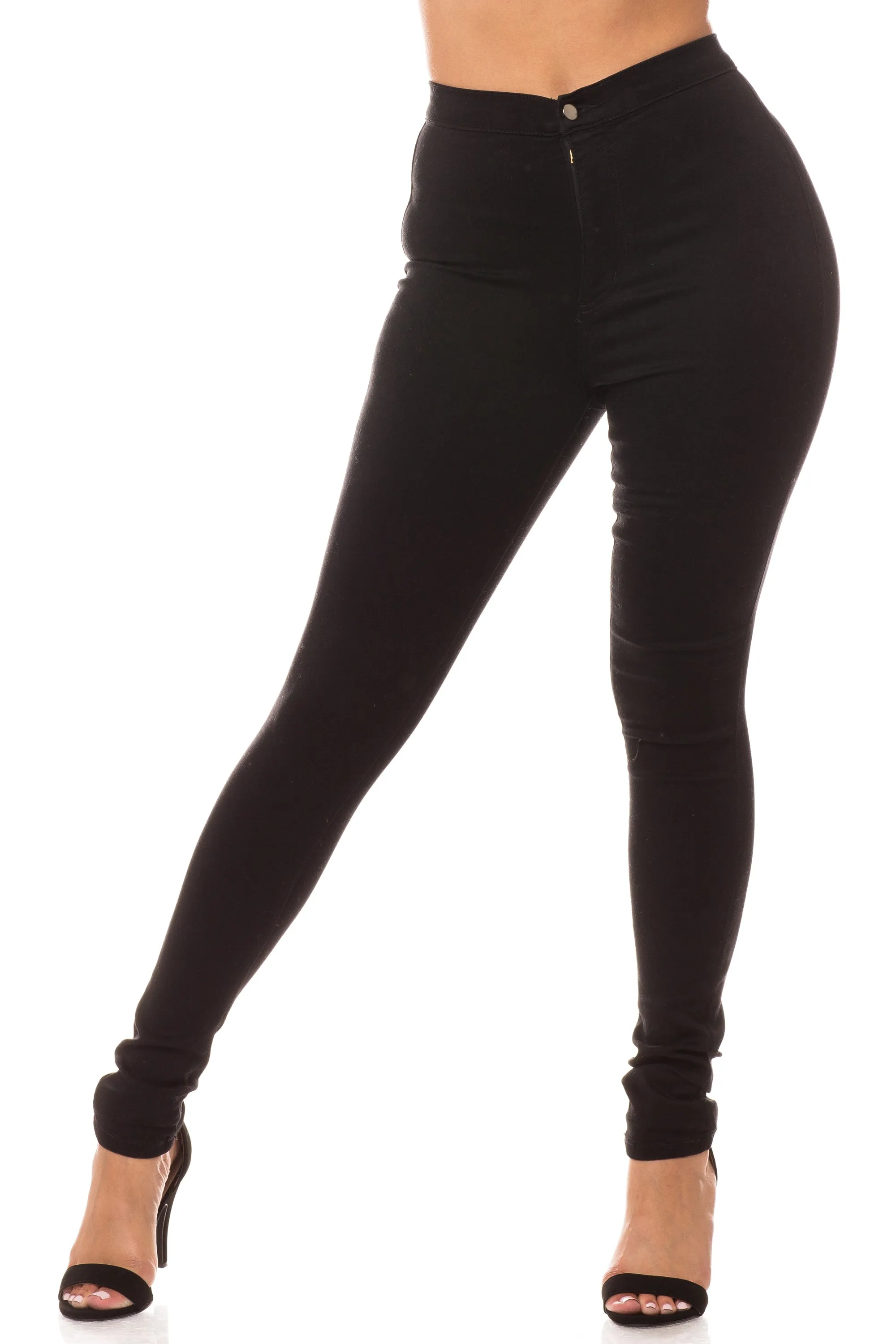 4500 Women's Super High Waisted Skinny Jeans