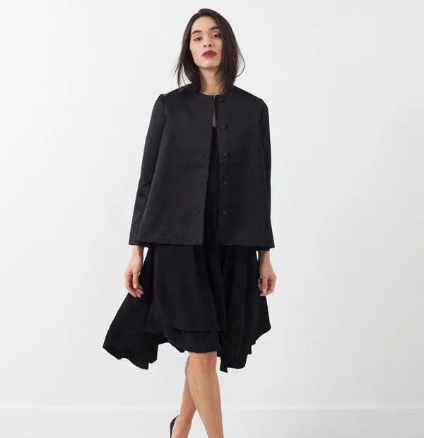 A-Line Jacket Black Color