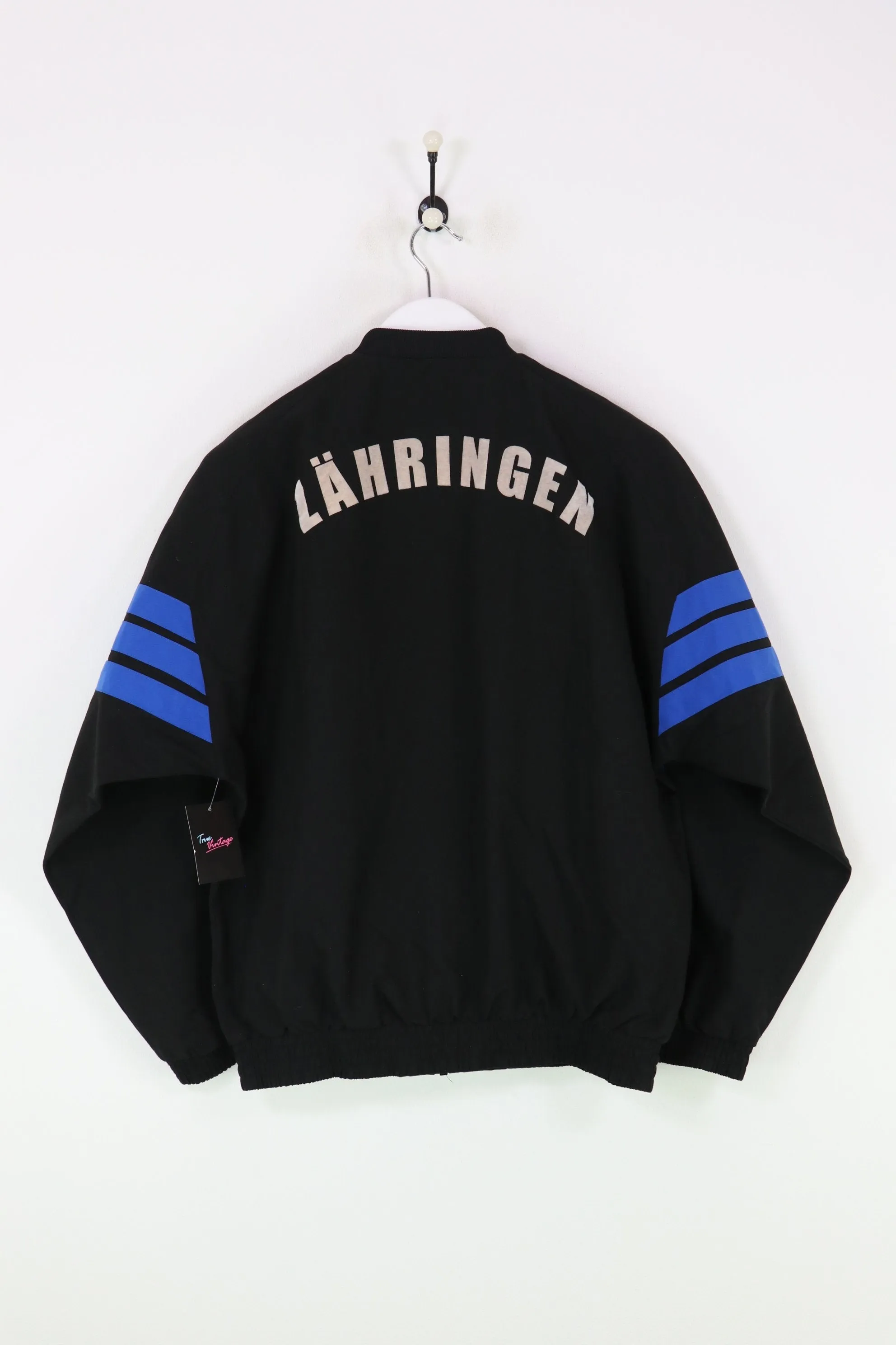 Adidas Shell Suit Jacket Black/Blue Medium