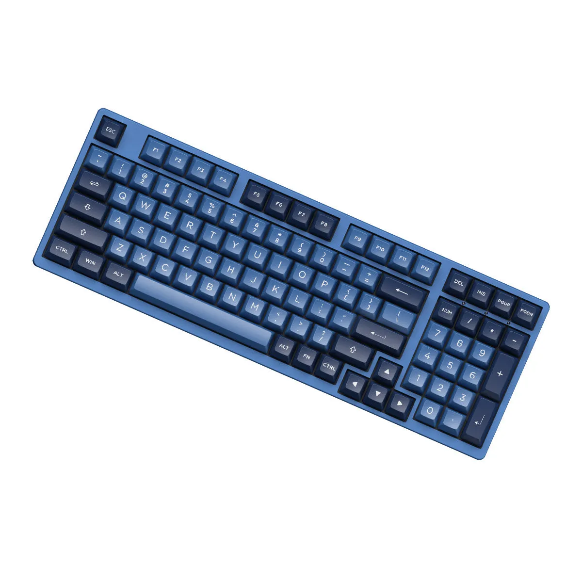 Akko Ocean Star 3098B Plus Multi-Mode Cherry North-Facing RGB Hot-Swappable Mechanical Keyboard (Akko V3 Cream Yellow Pro)