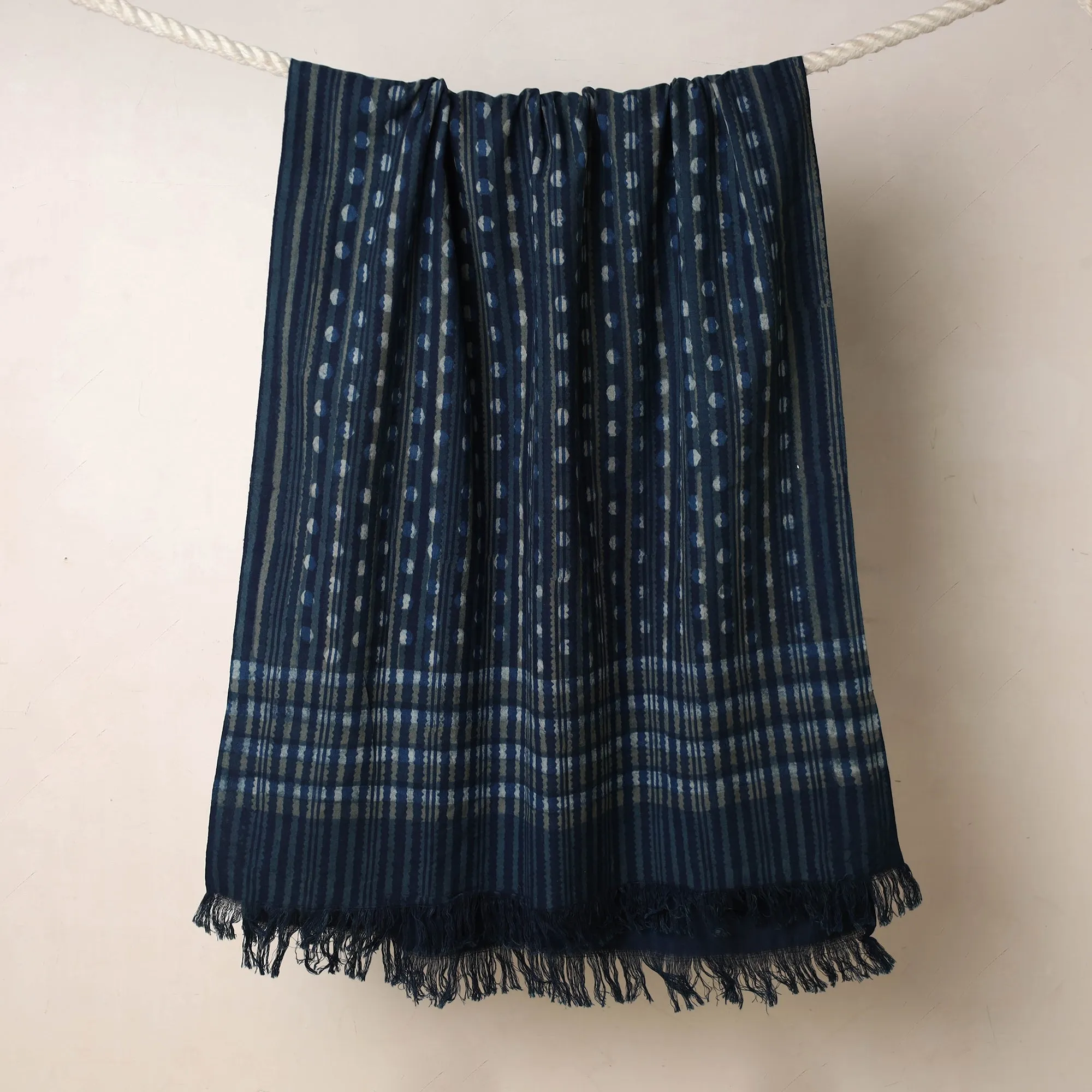 Akola Block Printed Pure Handloom Cotton Towel
