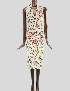 ALICE   OLIVIA Floral embroidered midi dress - 8 US