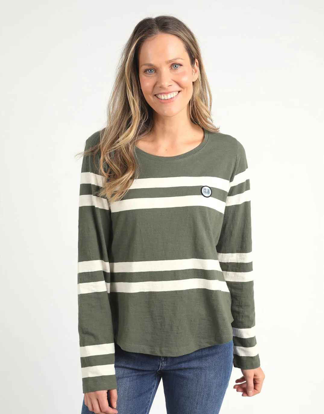 Allegra Long Sleeve Tee - Clover