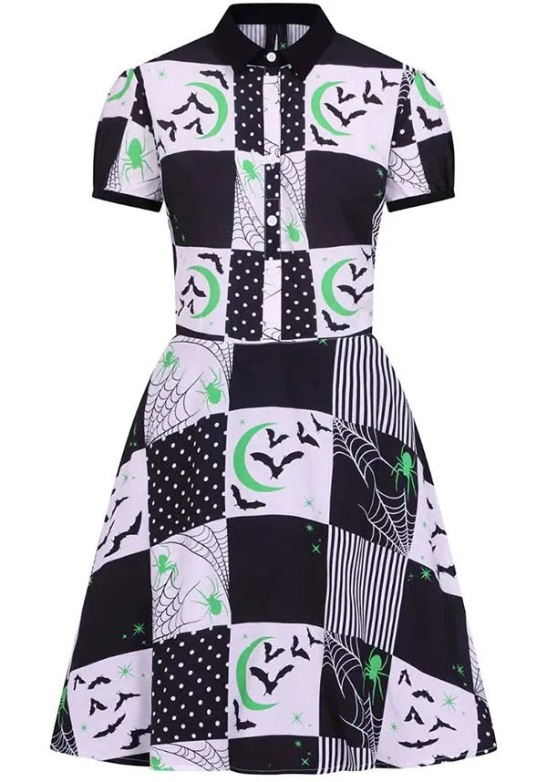 Annie [Black/White] | MINI DRESS*
