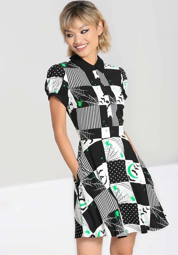 Annie [Black/White] | MINI DRESS*