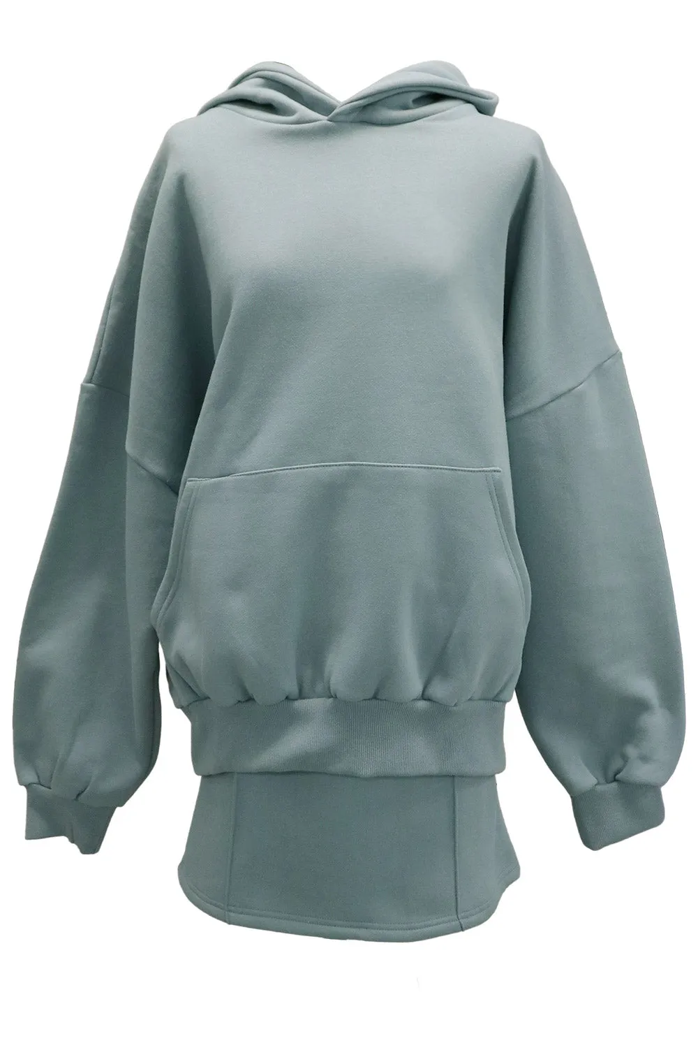 Aria Sweat Hoodie And Skirt Set