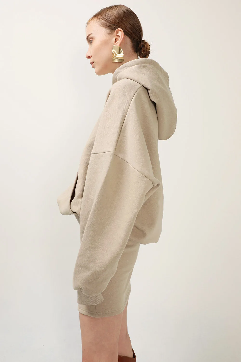Aria Sweat Hoodie And Skirt Set
