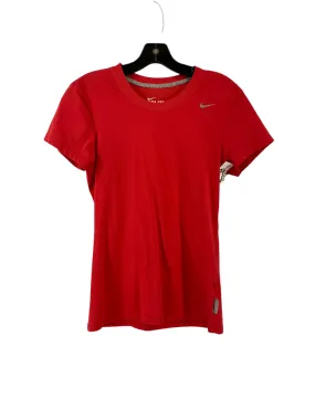 Athletic Top Short Sleeve By Nike Apparel  Size: S