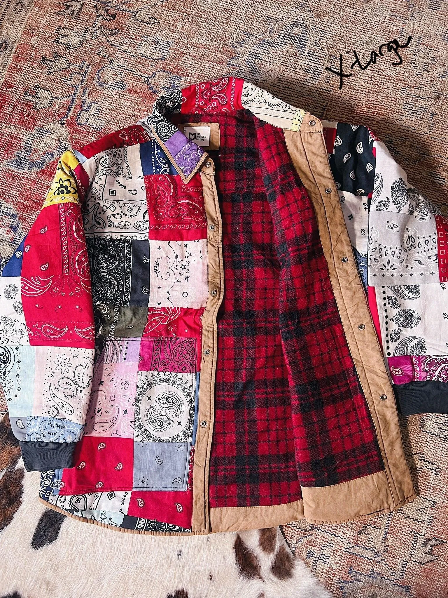 Bandana Patchwork Jacket by the Morgan Factory