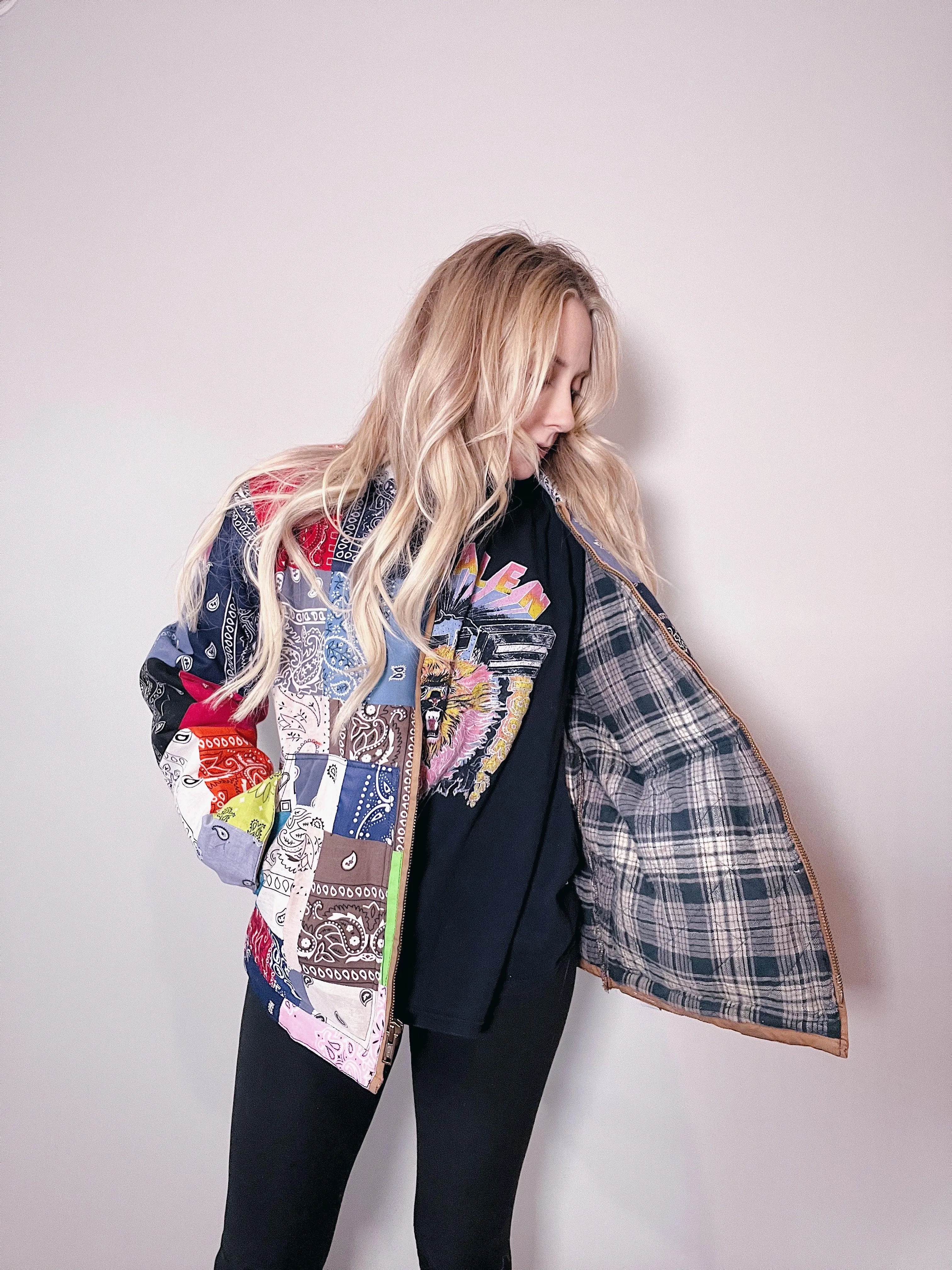 Bandana Patchwork Jacket by the Morgan Factory