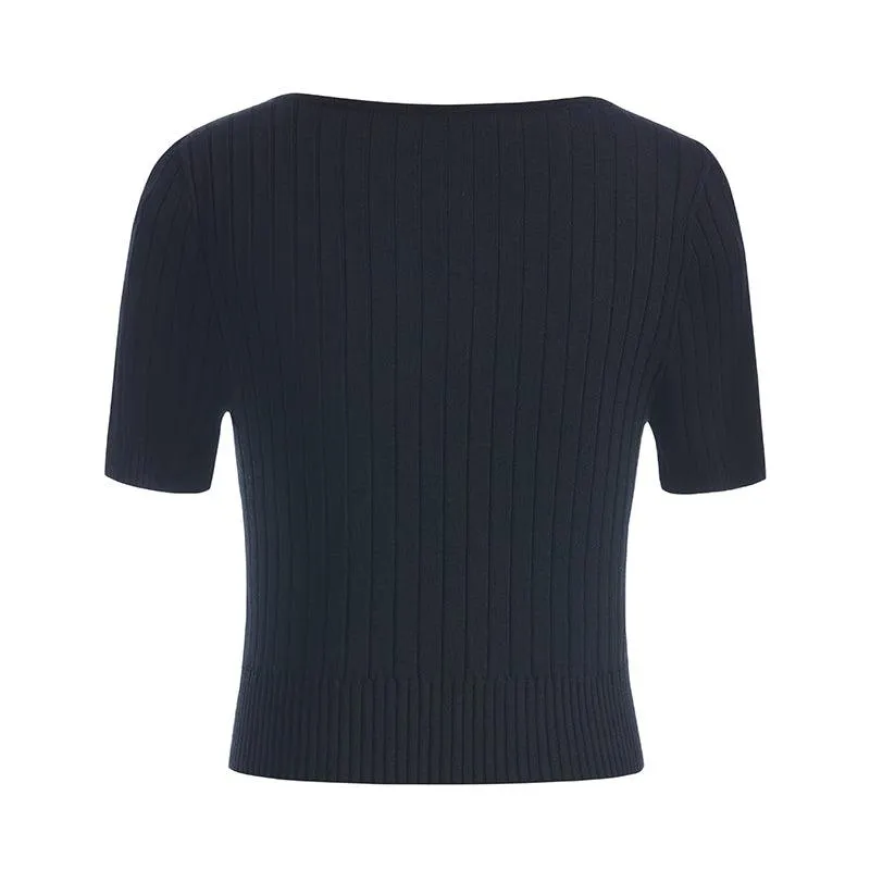 Basic Fitted Crop Top