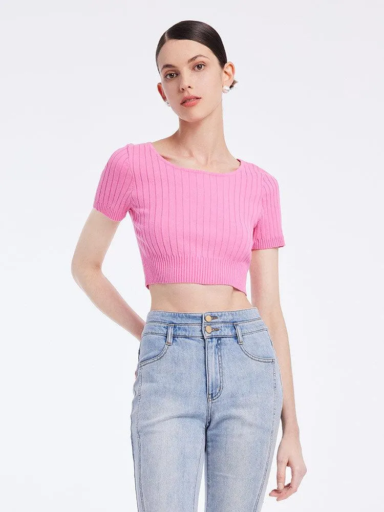 Basic Fitted Crop Top