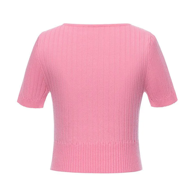 Basic Fitted Crop Top