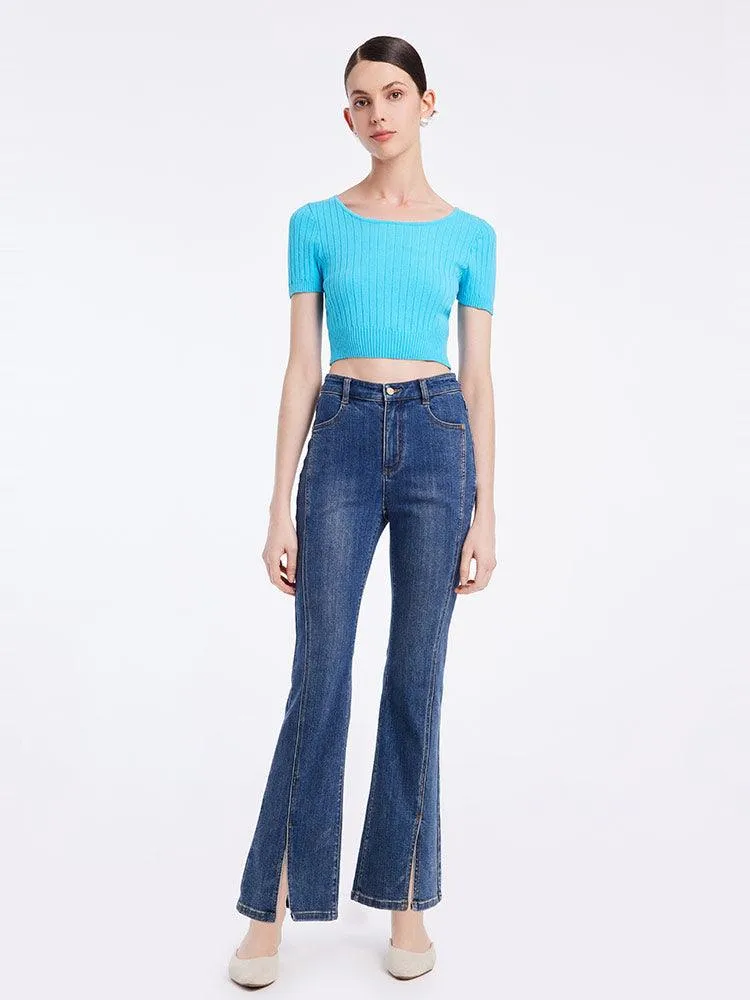 Basic Fitted Crop Top