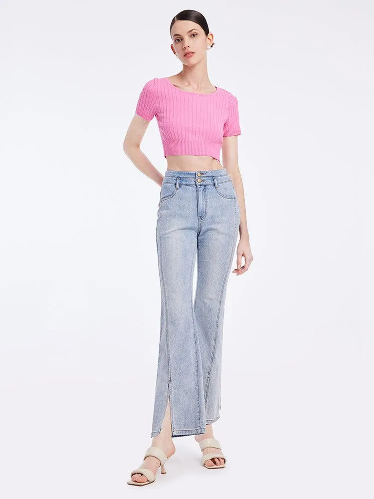 Basic Fitted Crop Top