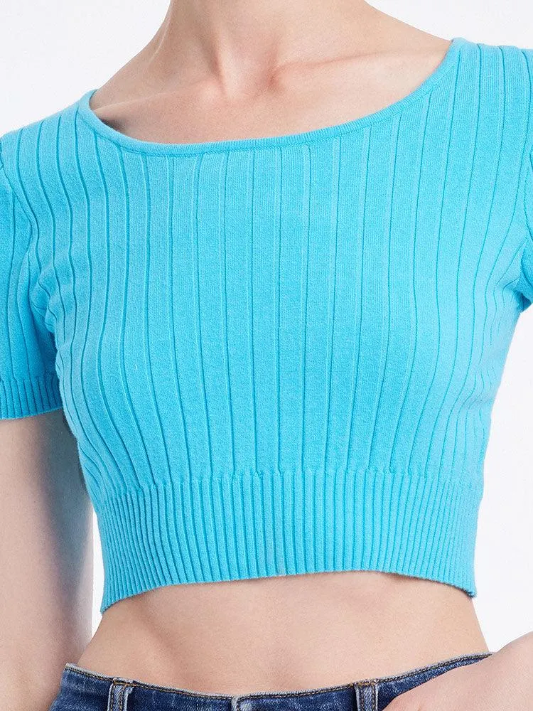 Basic Fitted Crop Top