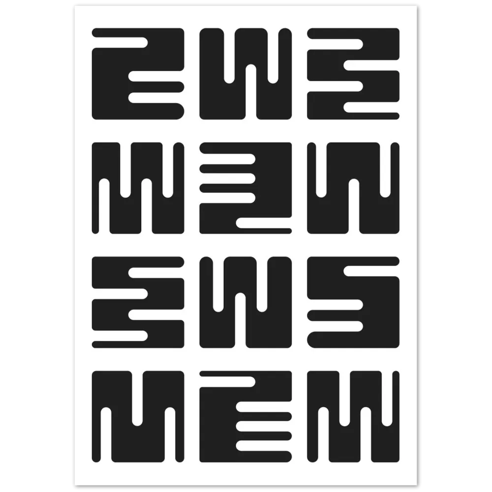 Black and White Minimalist Wall Art