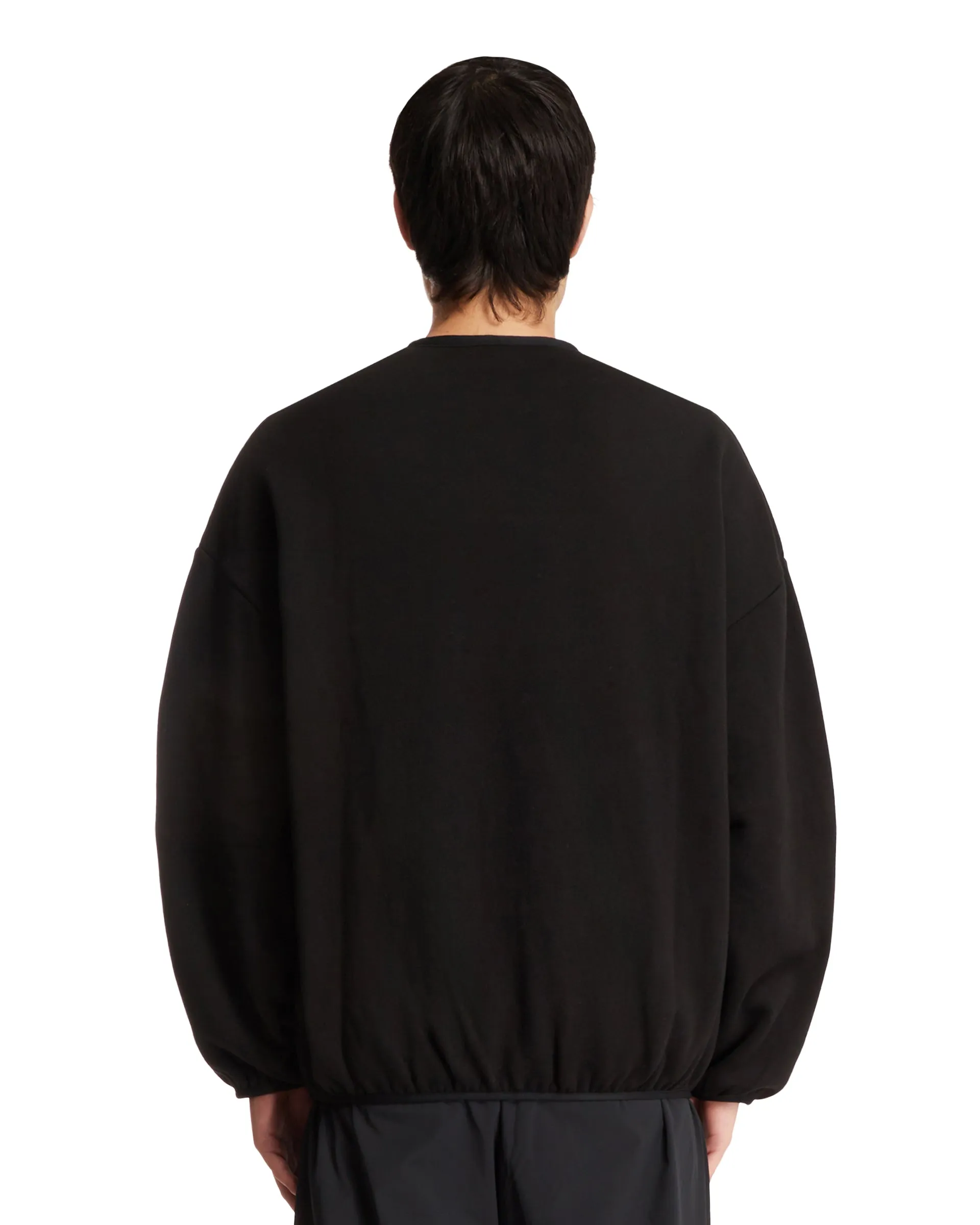 Black Essentials Crewneck Sweatshirt