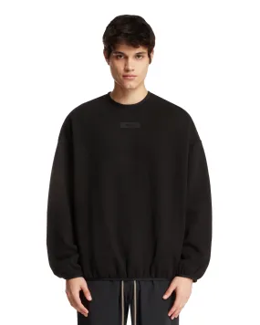Black Essentials Crewneck Sweatshirt