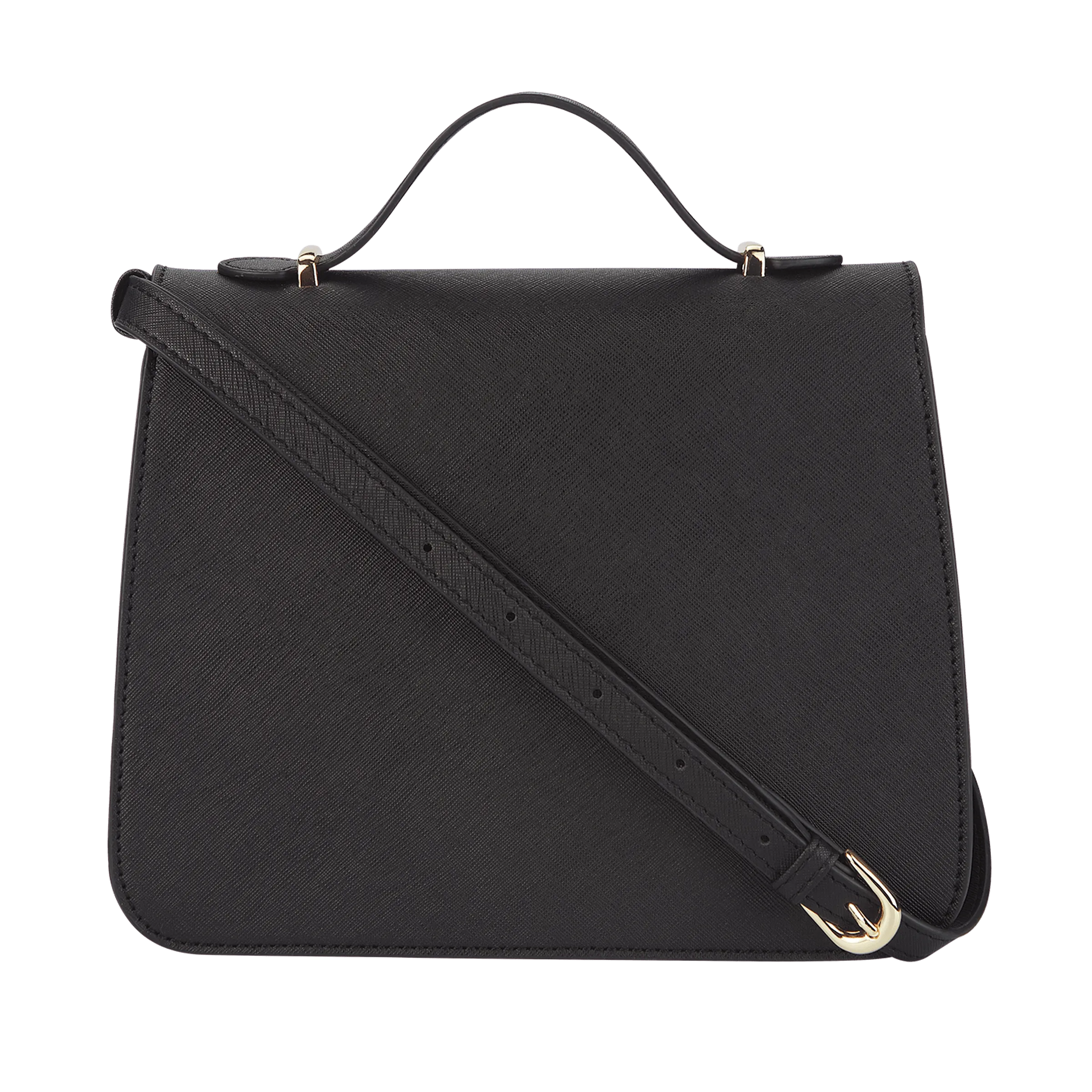 Black - Saffiano Shoulder Bag