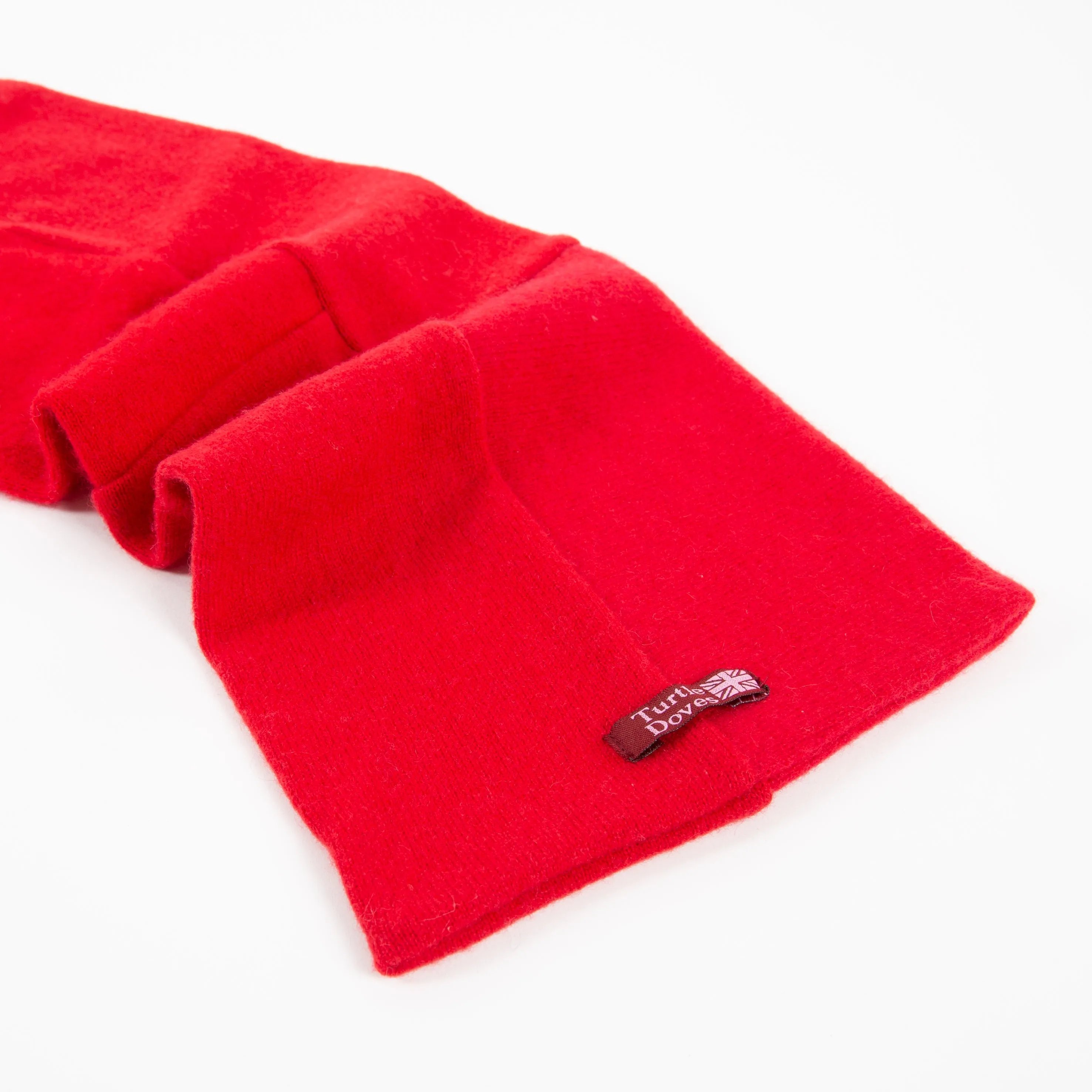 Block Red Cashmere Scarf