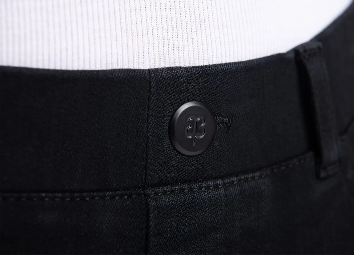 Boot-Cut | 4-Pocket Betabrand Yoga Denim (Washed Black)