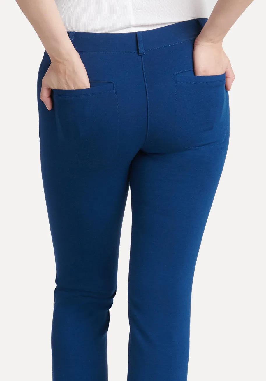 Boot Cut | Two-Pocket Dress Pant Yoga Pants (Poseidon)
