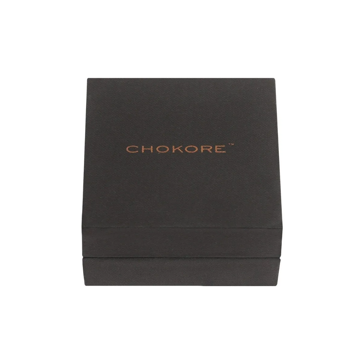 Chokore Cobalt Blue color Round shape Cufflinks
