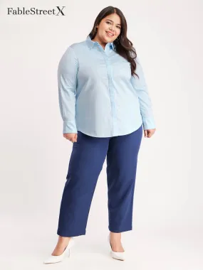 Cotton Shirt - Light Blue