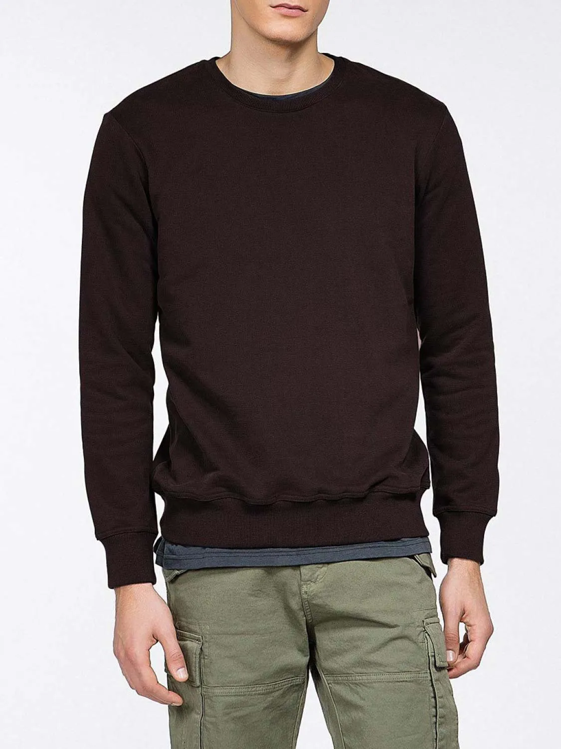 Crew Neck Sweatshirt Burgundy