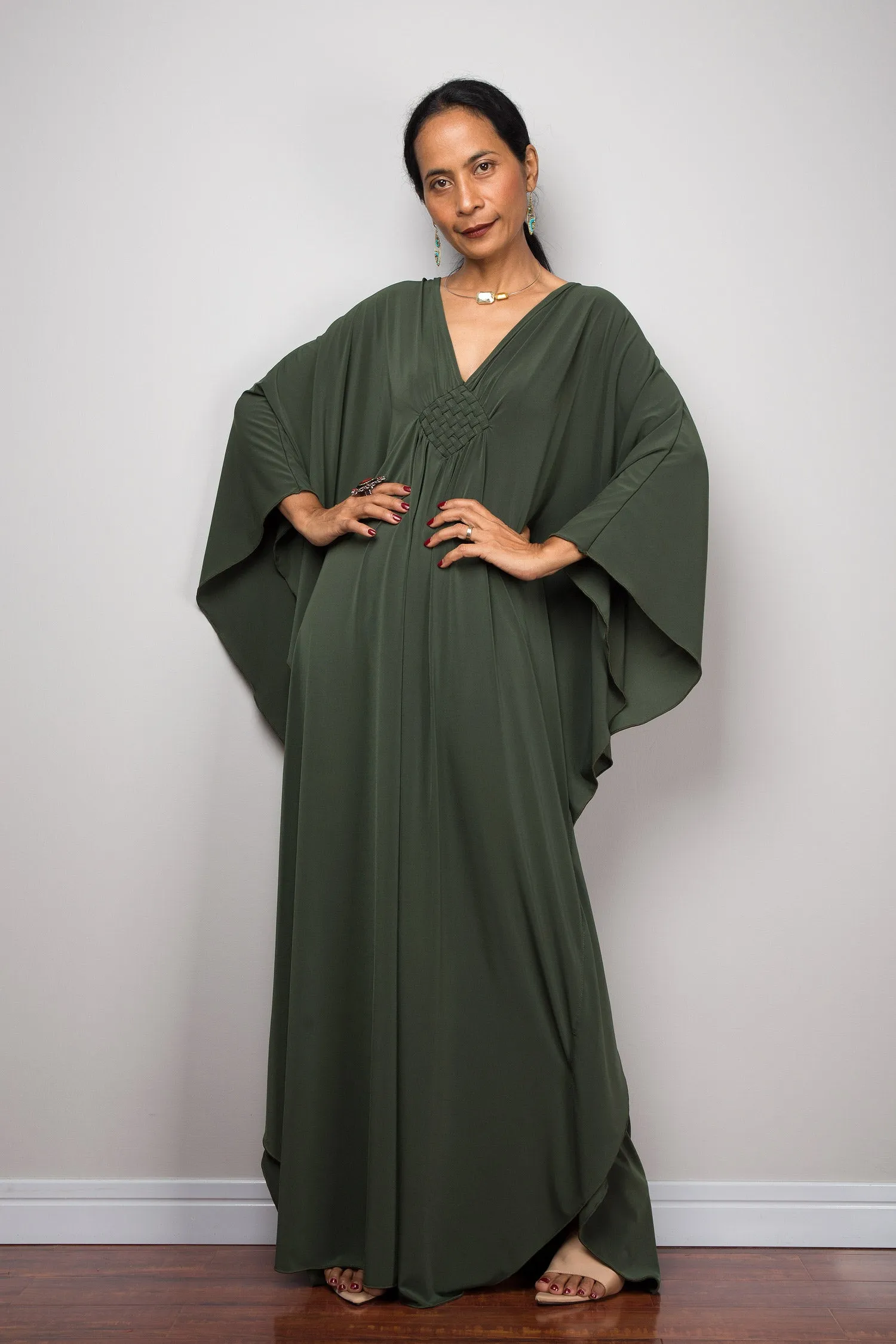 Dark Green kaftan