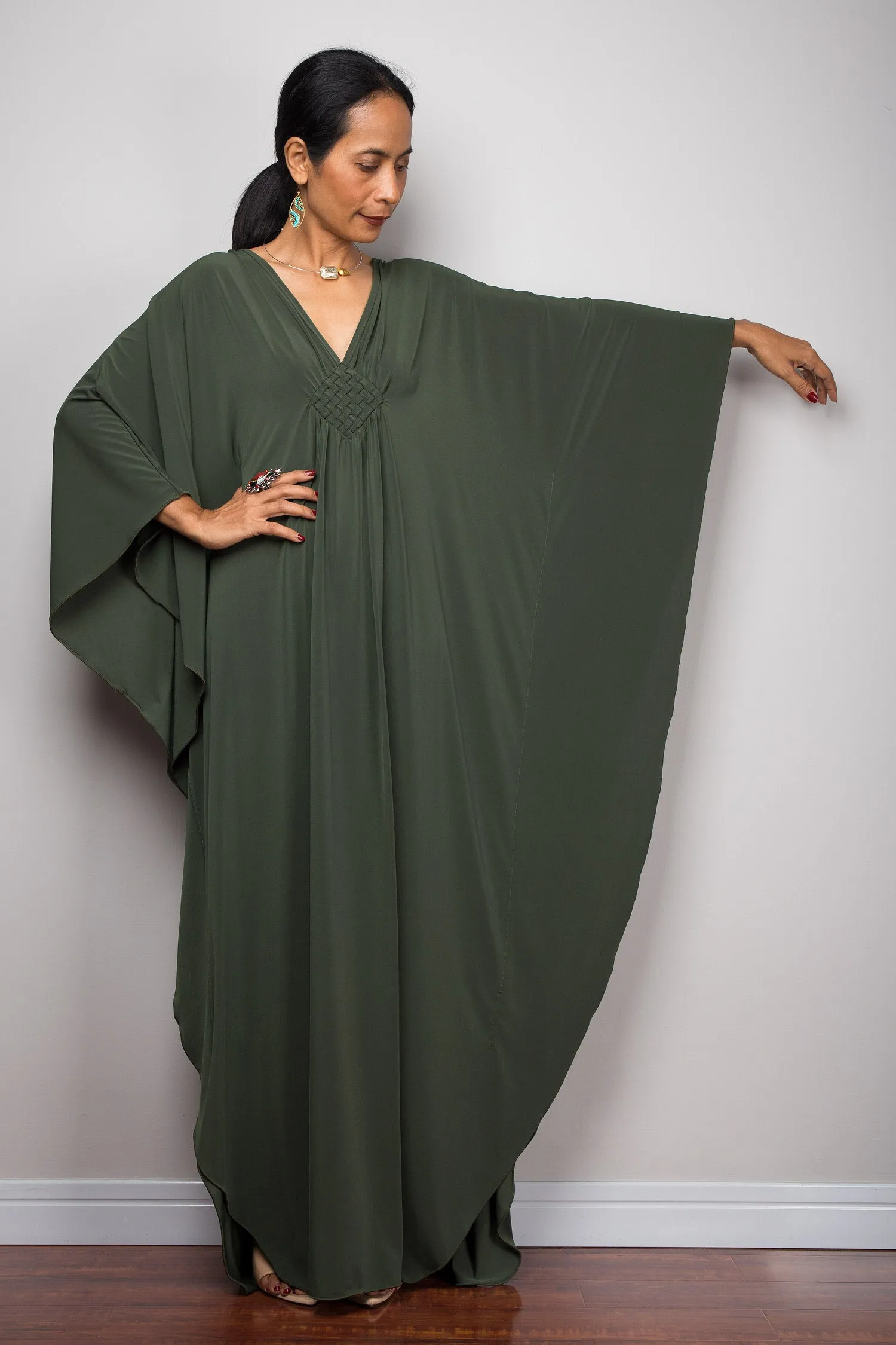 Dark Green kaftan