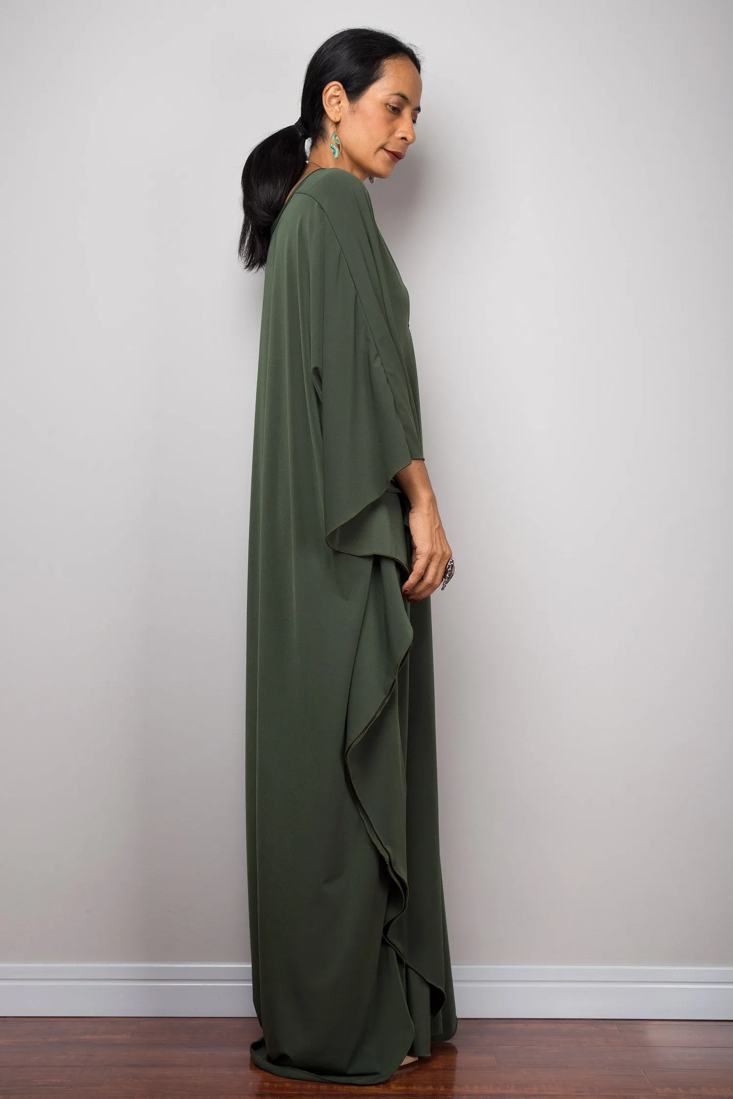 Dark Green kaftan