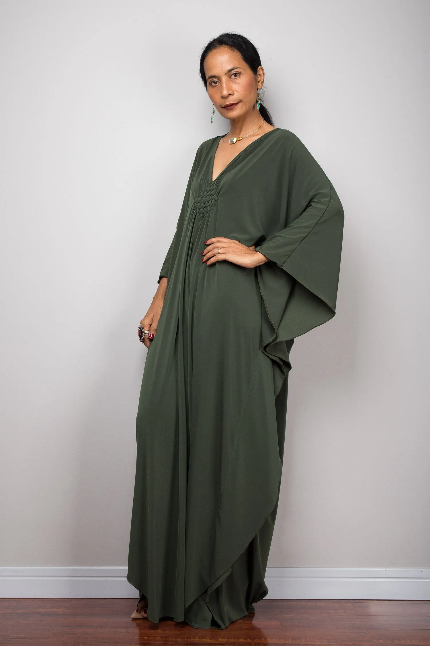 Dark Green kaftan