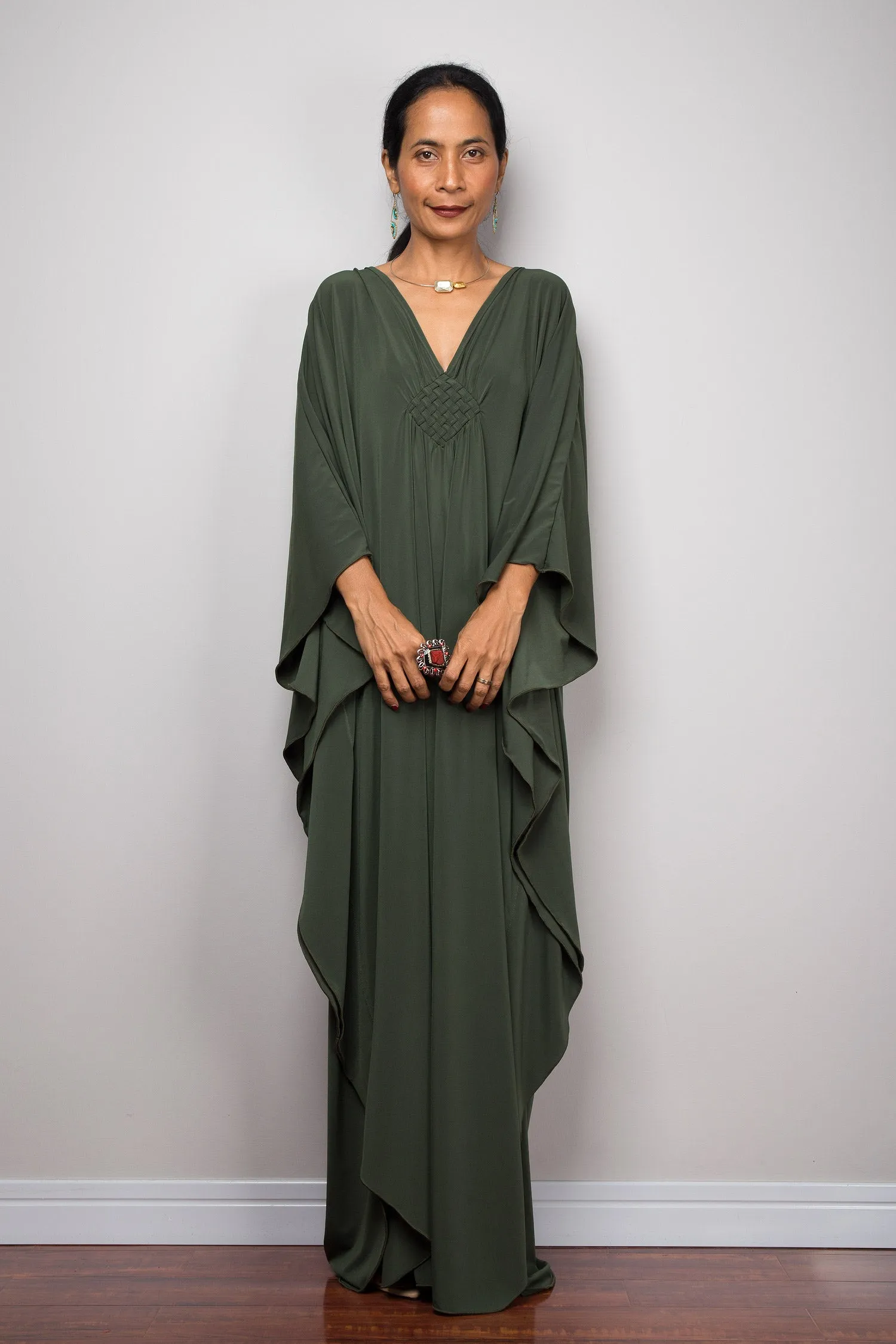 Dark Green kaftan