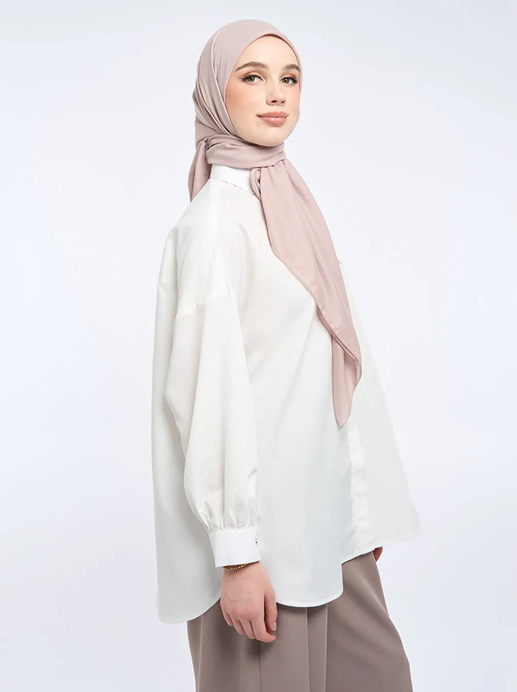 FLOREN PRINTING POCKET TOP WHITE