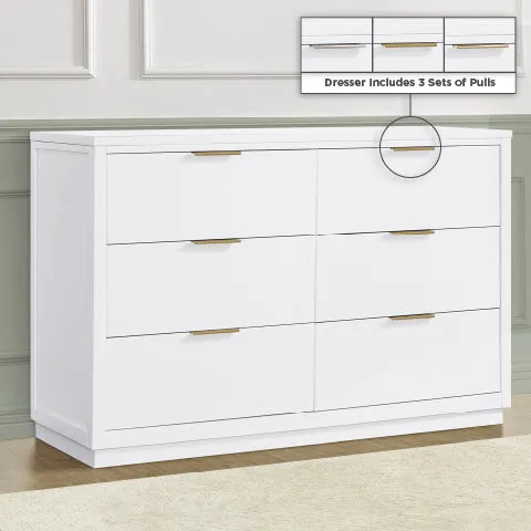 Forever 6 Drawer Dresser with Interlocking Drawers -Classic Collection