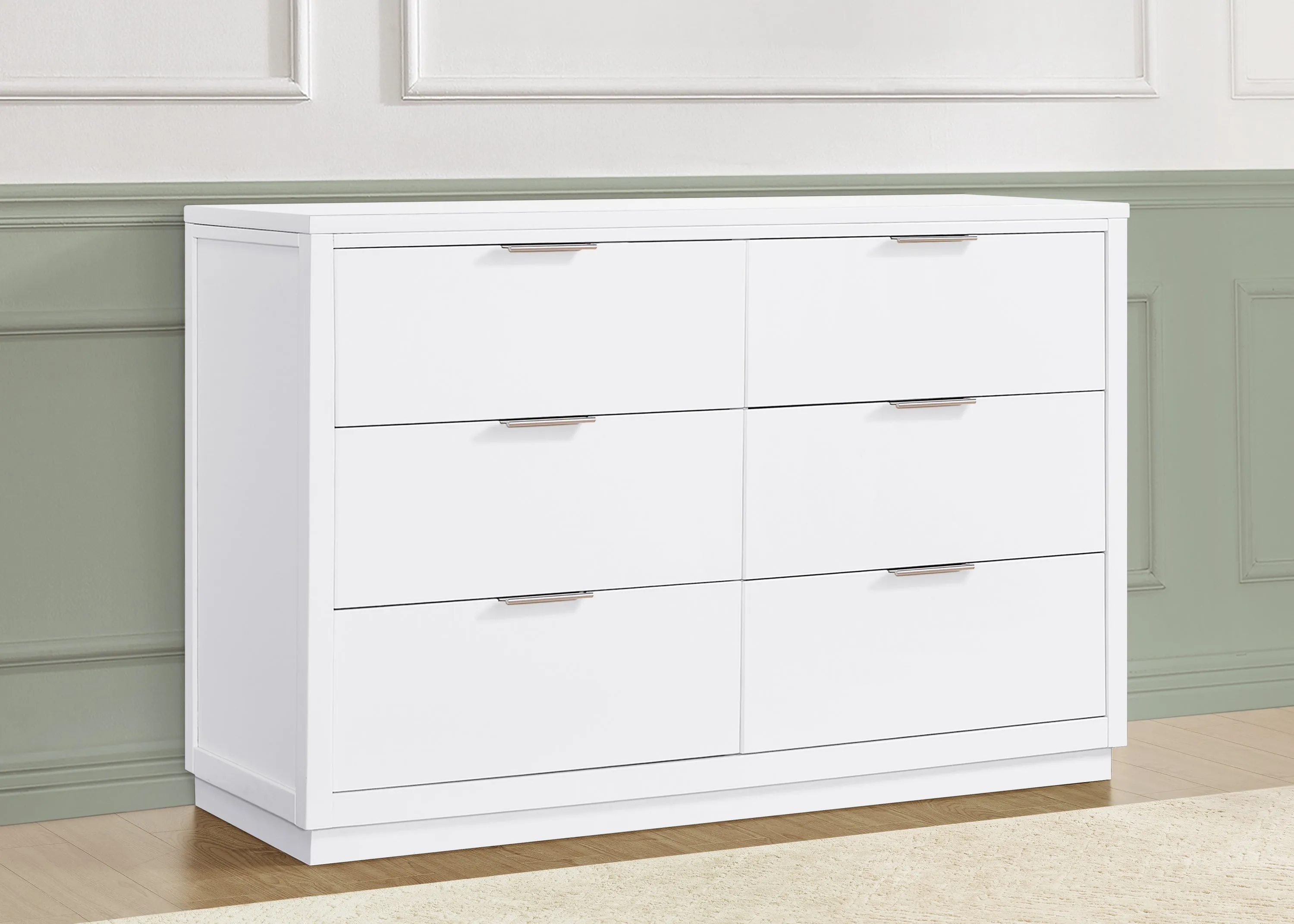 Forever 6 Drawer Dresser with Interlocking Drawers -Classic Collection
