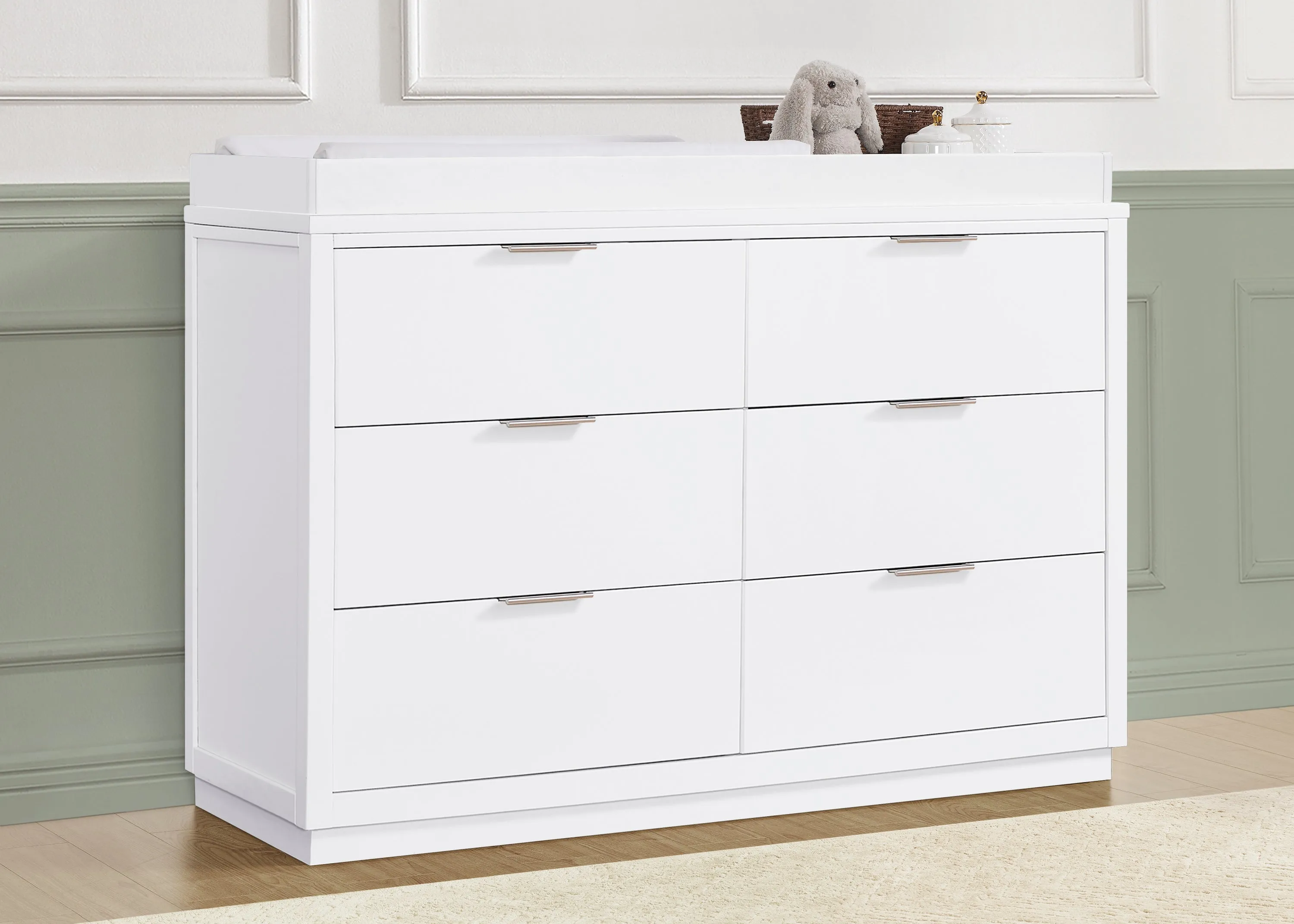 Forever 6 Drawer Dresser with Interlocking Drawers -Classic Collection