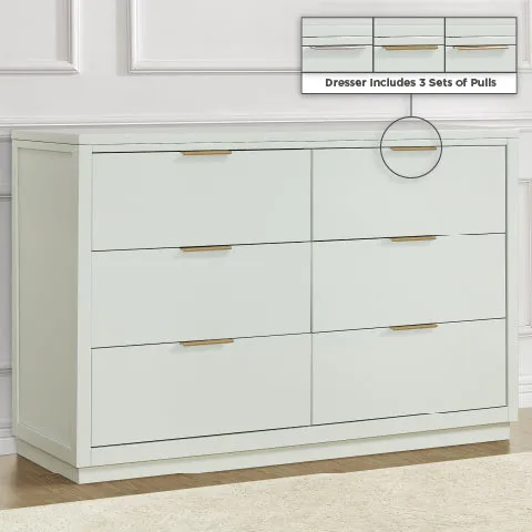 Forever 6 Drawer Dresser with Interlocking Drawers -Classic Collection
