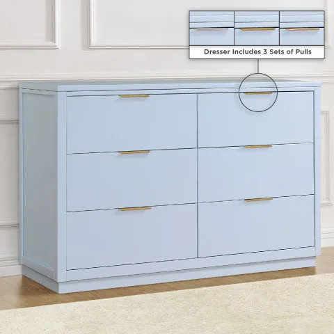 Forever 6 Drawer Dresser with Interlocking Drawers -Classic Collection
