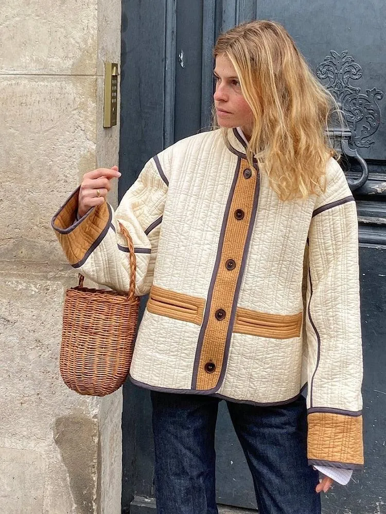 Gael Contrast Color Jacket