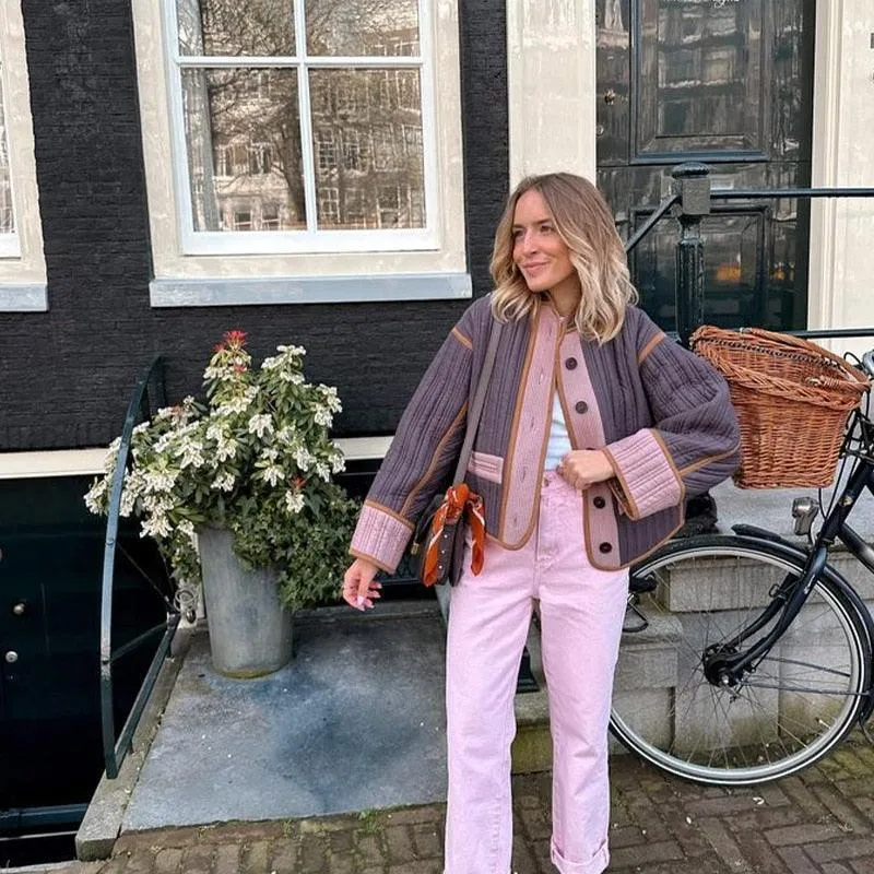 Gael Contrast Color Jacket