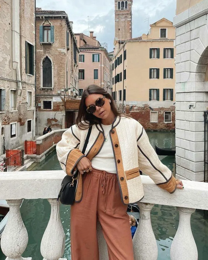 Gael Contrast Color Jacket