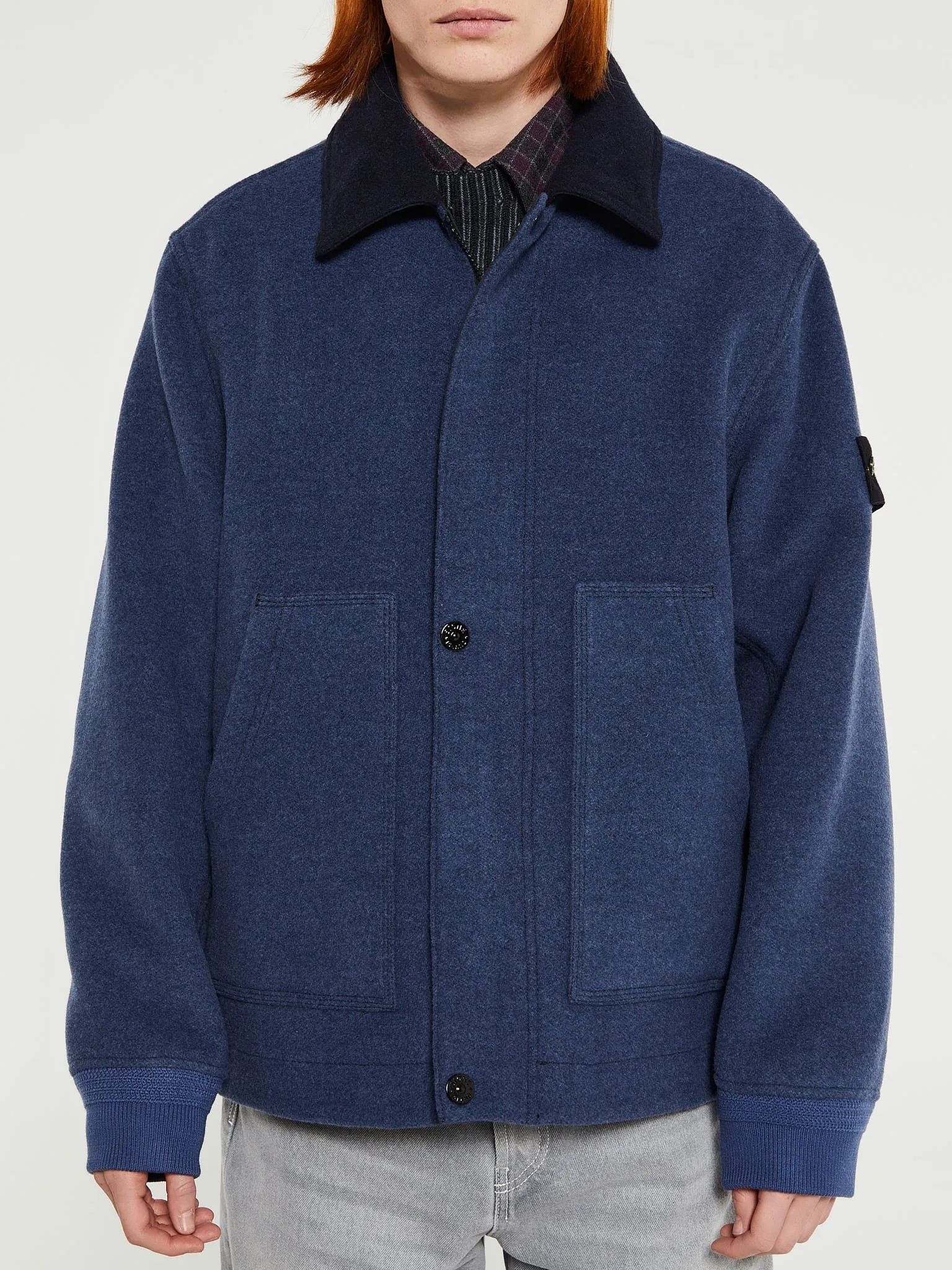 Giubbotto Jacket in Royal Blue