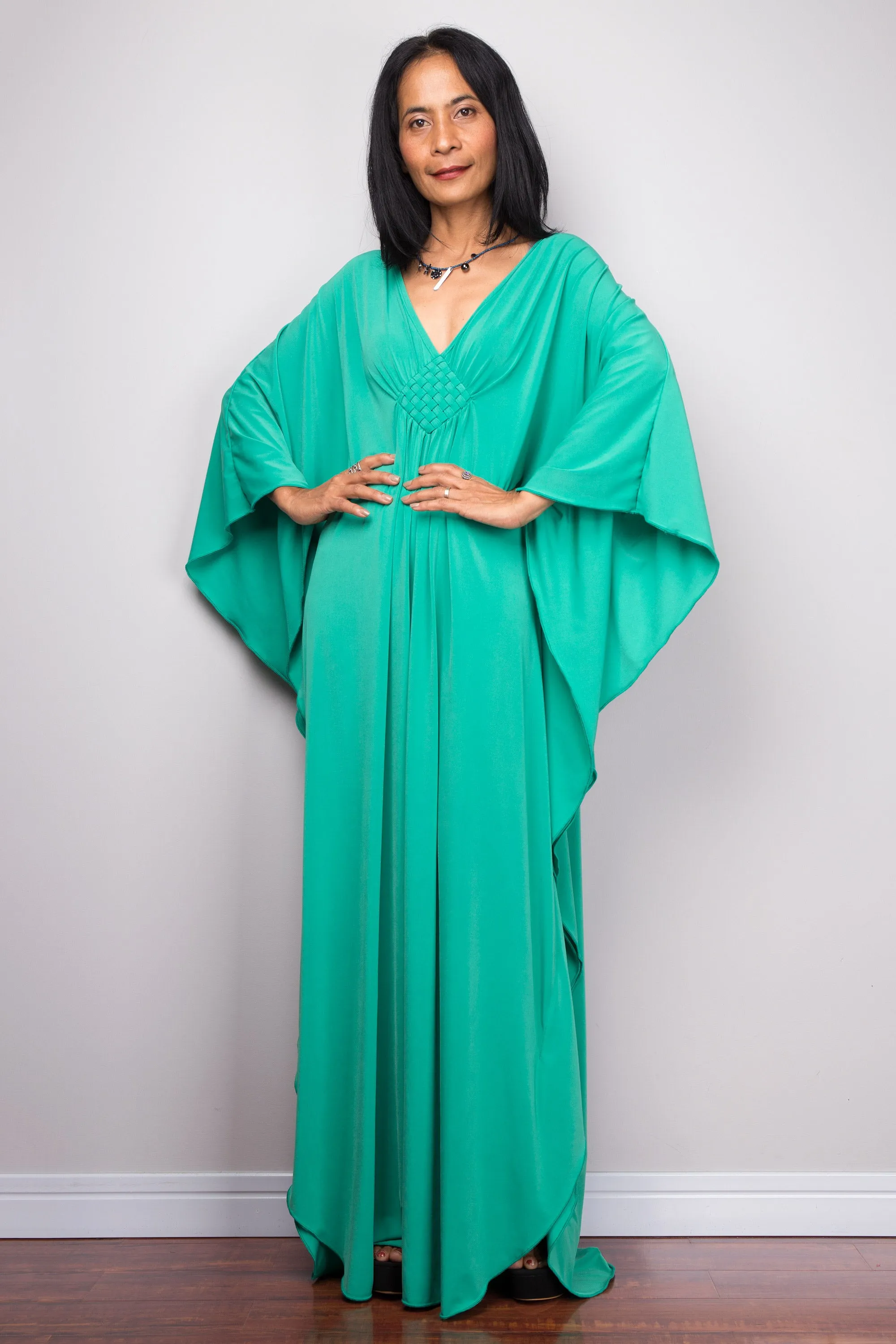 Green kaftan
